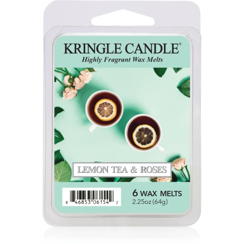 Kringle Candle Lemon Tea & Roses восък за арома-лампа 64 гр.