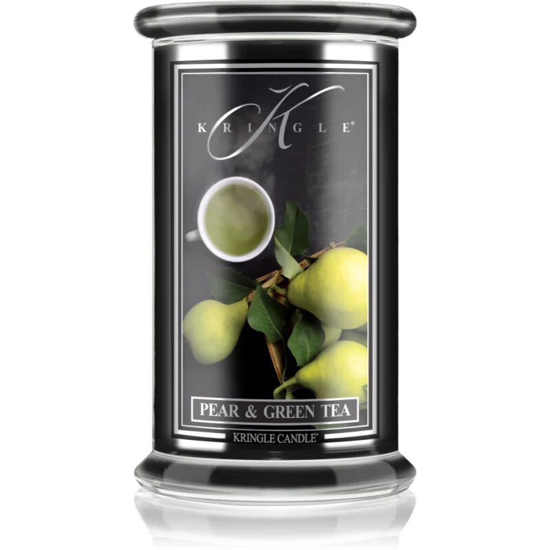 Kringle Candle Reserve Pear & Green Tea ароматна свещ 623 гр.