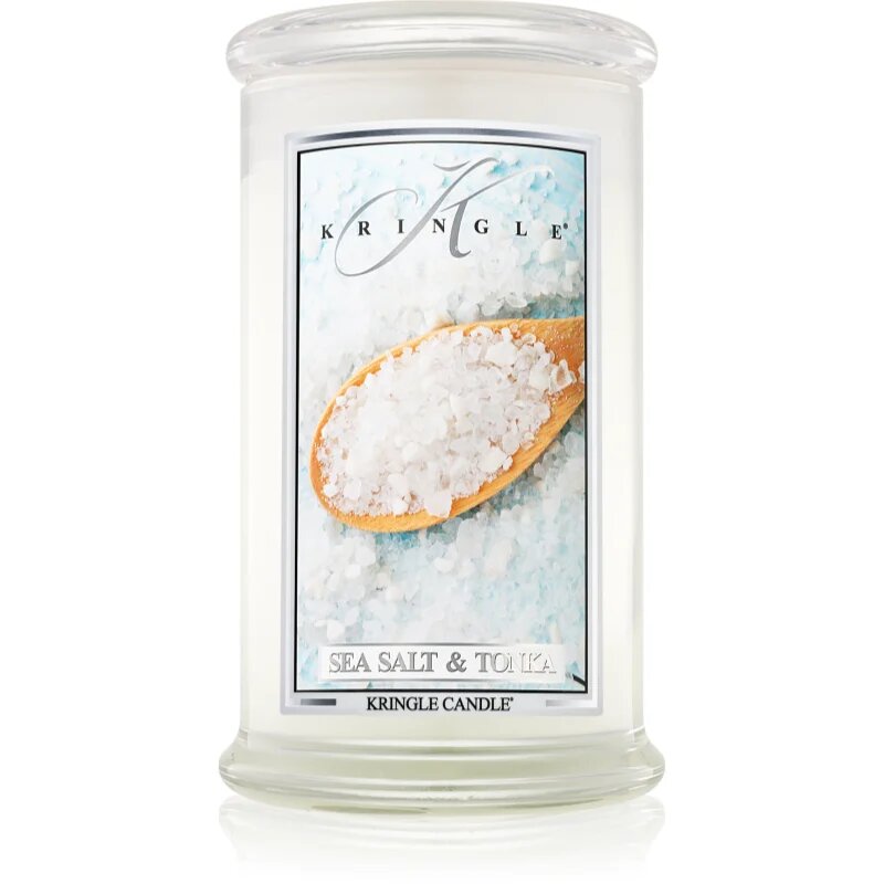 Kringle Candle Sea Salt & Tonka ароматна свещ 624 гр.