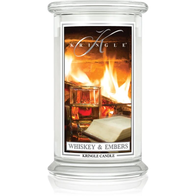 Kringle Candle Whiskey & Embers ароматна свещ 623 гр.