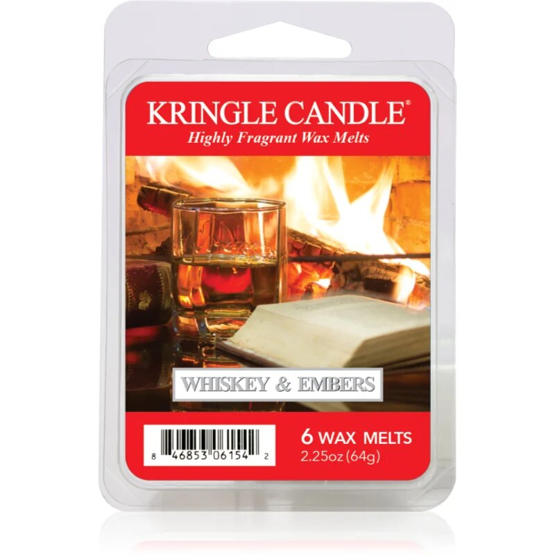 Kringle Candle Whiskey & Embers восък за арома-лампа 64 гр.