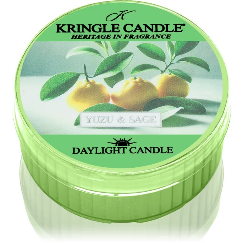 Kringle Candle Yuzu & Sage чаена свещ 42 гр.
