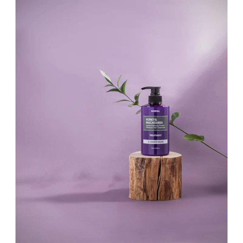KUNDAL Honey & Macadamia Pink Grapefruit интензивна хидратираща грижа за суха и увредена коса 500 мл.