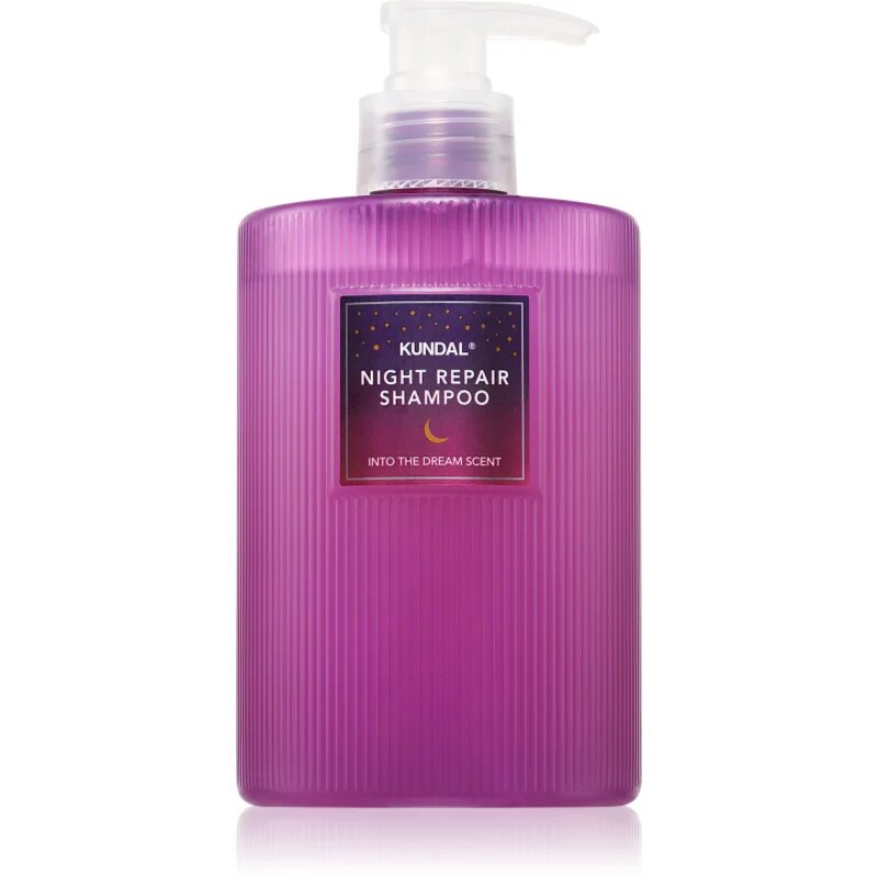 KUNDAL Night Repair Shampoo шампоан и балсам 2 в1 за подхранване и хидратация с аромат Into The Dream 470 мл.