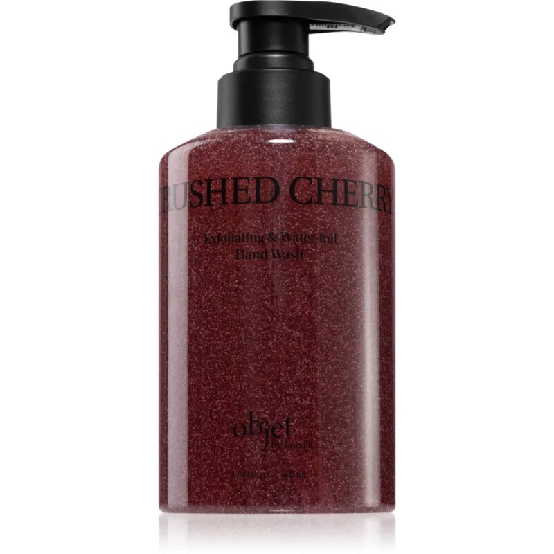 KUNDAL Objet Exfoliating & Waterfull Hand Wash ексфолиращ течен сапун за ръце с аромат Crushed Cherry 380 мл.