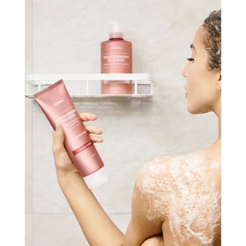 KUNDAL Protein Bonding Care Treatment цялостна грижа за суха и увредена коса с аромат Violet Muguet 250 мл.