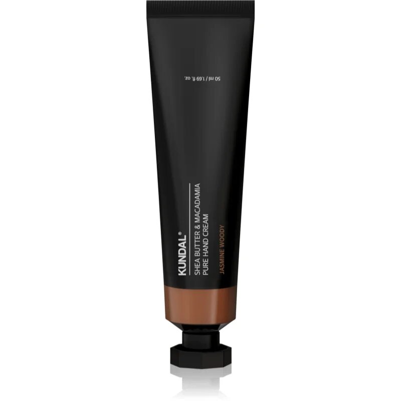 KUNDAL Shea Butter & Macadamia Jasmine Woody хидратиращ крем за ръце с подхранващ ефект 50 мл.