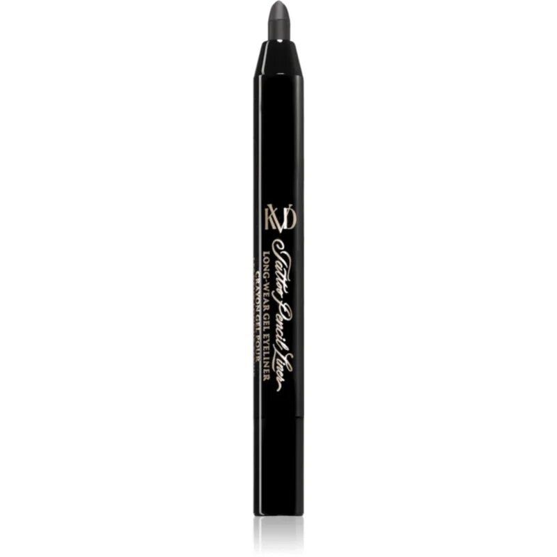 KVD Beauty Tattoo Pencil Liner водоустойчив гел-молив за очи мини цвят 10 Trooper Black 0.35 гр.