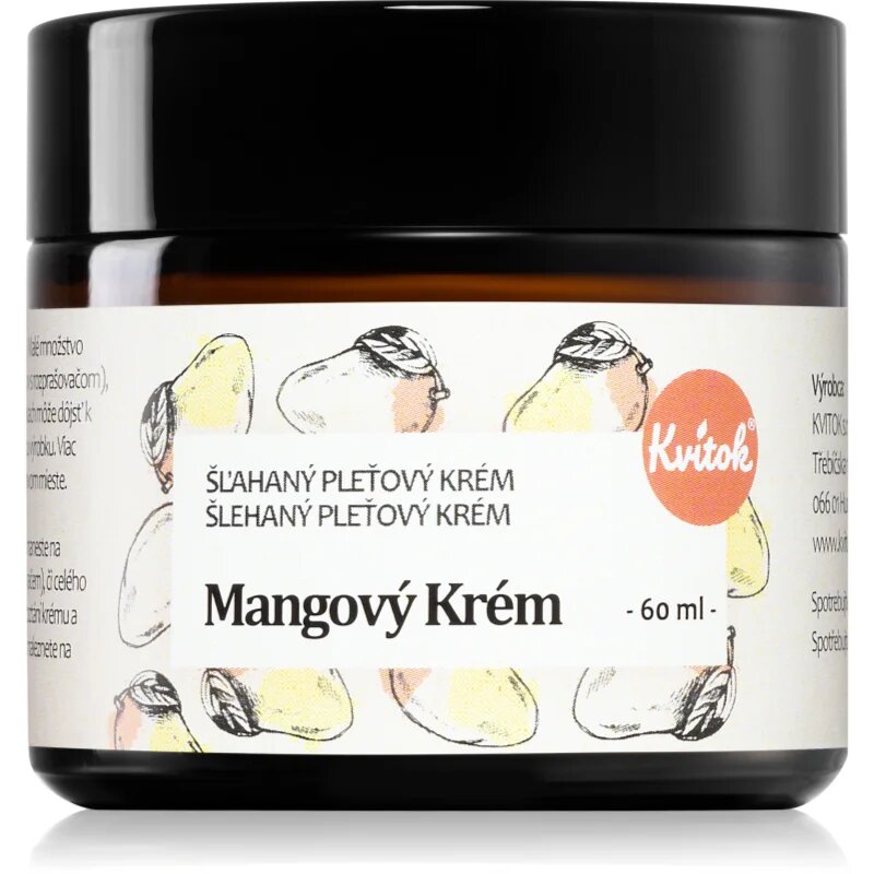 Kvitok Mango Cream нежен крем за лице за чувствителна и суха кожа 60 мл.