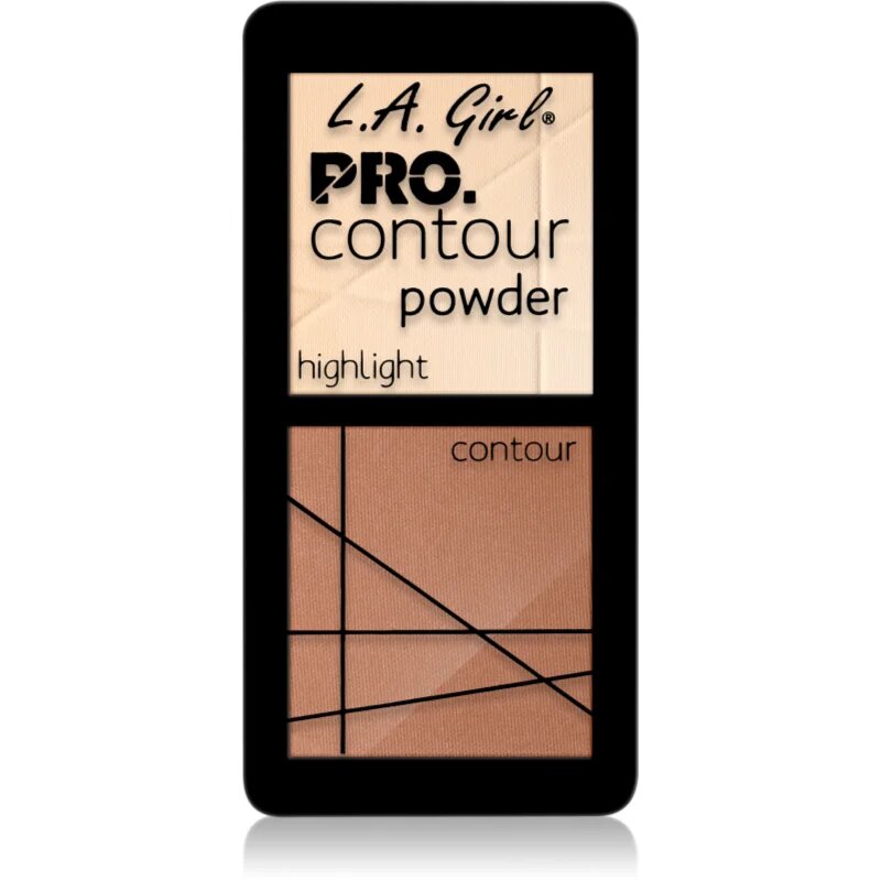 L.A. Girl Cosmetics PRO. Contour Powder контурираща палитра за лице цвят Light 5.6 гр.