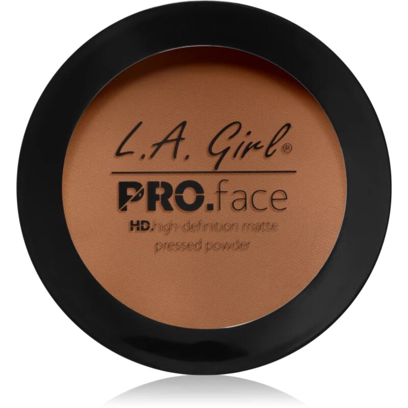 L.A. Girl Cosmetics PRO. Face HD компактна пудра с матиращ ефект цвят True Bronze 7 гр.