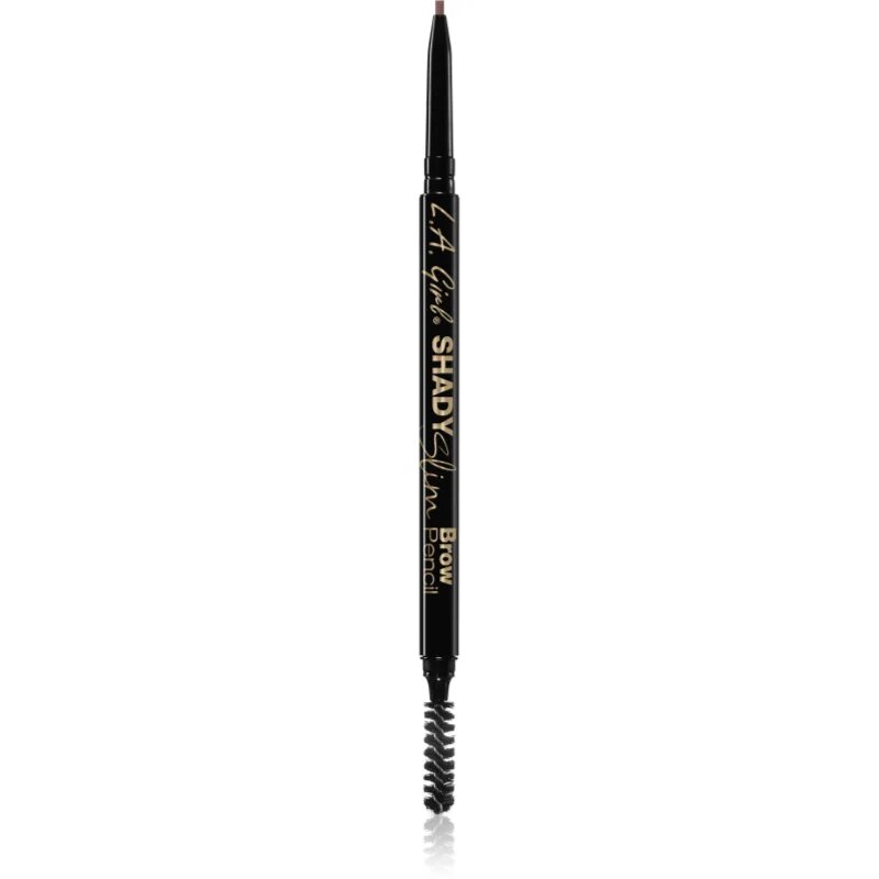 L.A. Girl Cosmetics Shady Slim автоматичен молив за вежди с четка цвят Auburn 0.08 гр.