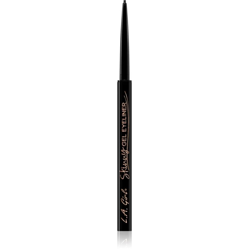 L.A. Girl Cosmetics Skinny гел очна линия цвят Silky Black 0.1 гр.