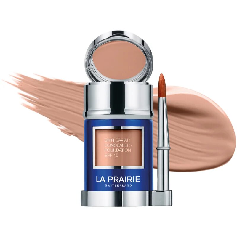 La Prairie Skin Caviar Concealer Foundation грим и коректор SPF 15 цвят N-20 Pure Ivory 30 мл.