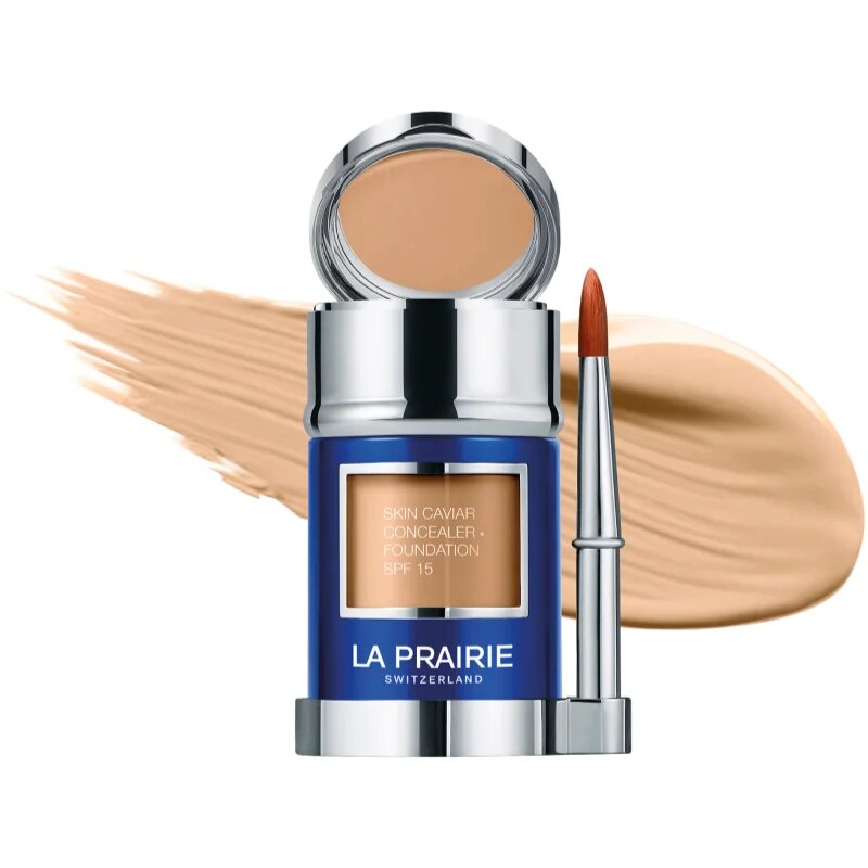 La Prairie Skin Caviar Concealer Foundation грим и коректор SPF 15 цвят NW-10 Tender Ivory 30 мл.
