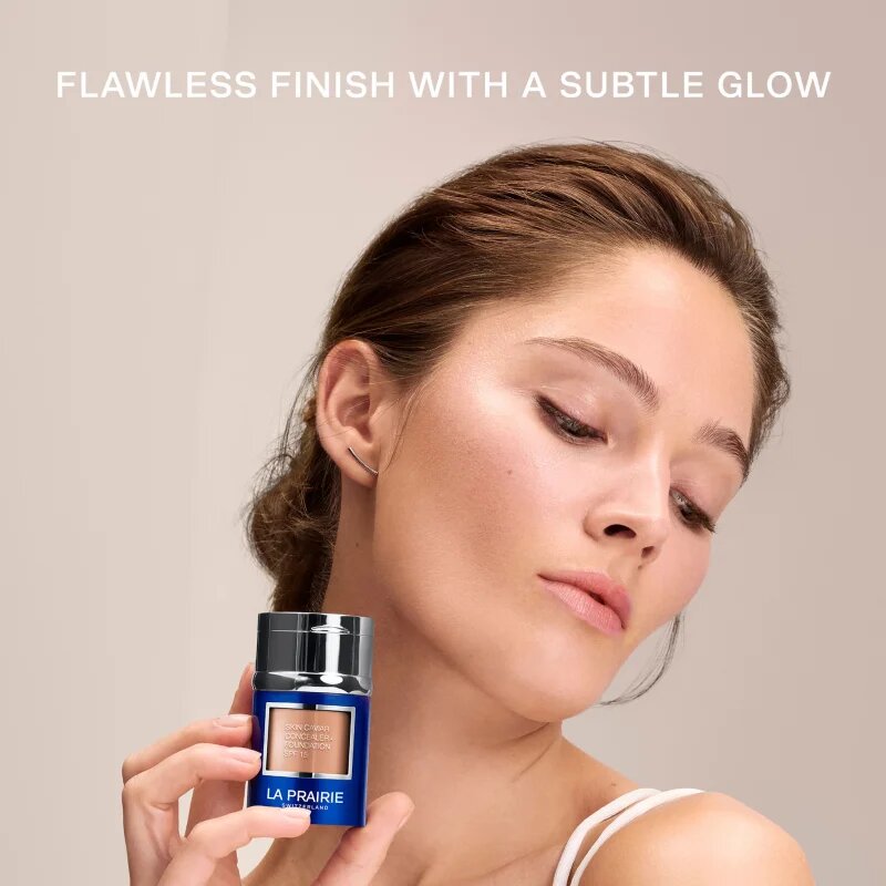 La Prairie Skin Caviar Concealer Foundation грим и коректор SPF 15 цвят NW-10 Tender Ivory 30 мл.
