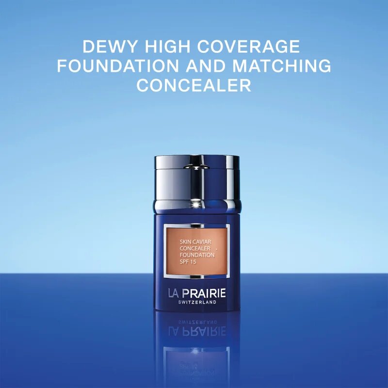 La Prairie Skin Caviar Concealer Foundation грим и коректор SPF 15 цвят NW-50 Sunset Beige 30 мл.