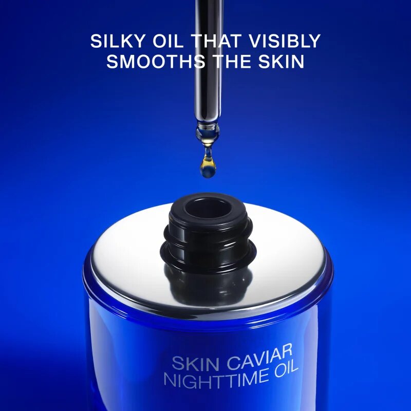 La Prairie Skin Caviar Nighttime Oil подмладяващо олио за лице за нощ 20 мл.