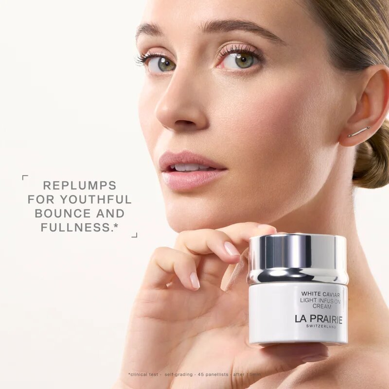 La Prairie White Caviar Light Infusion Cream озаряващ хидратиращ крем Против тъмни петна 50 мл.
