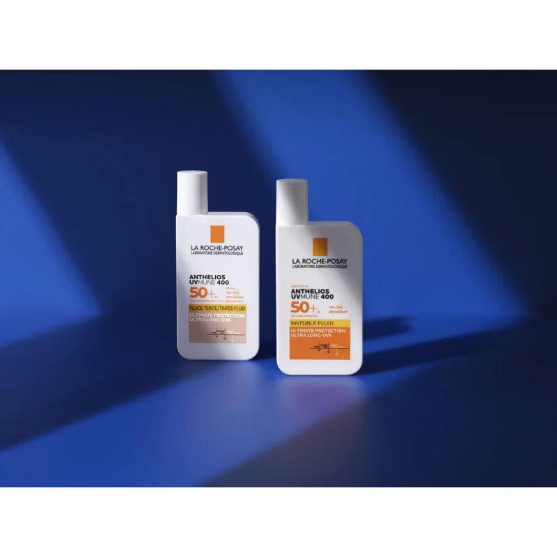 La Roche-Posay Anthelios UVMUNE 400 защитна тонирана течност за лице SPF 50+ 50 мл.