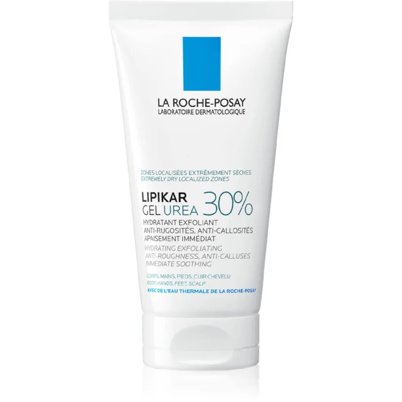 La Roche-Posay Lipikar Gel Urea 30% дълбоко хидратиращ гел за загрубяла кожа 50 мл.