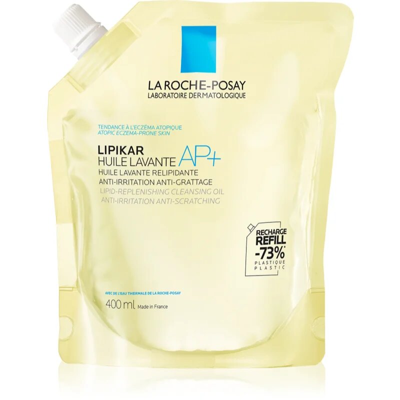 La Roche-Posay Lipikar Huile AP+ овлажняващ релипидиращо миещо масло против раздразнения 400 мл.