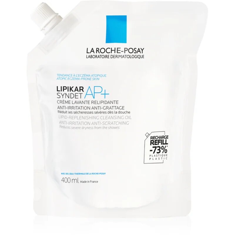 La Roche-Posay Lipikar Syndet AP+ почистващ крем-гел против възпаление и сърбеж 400 мл.