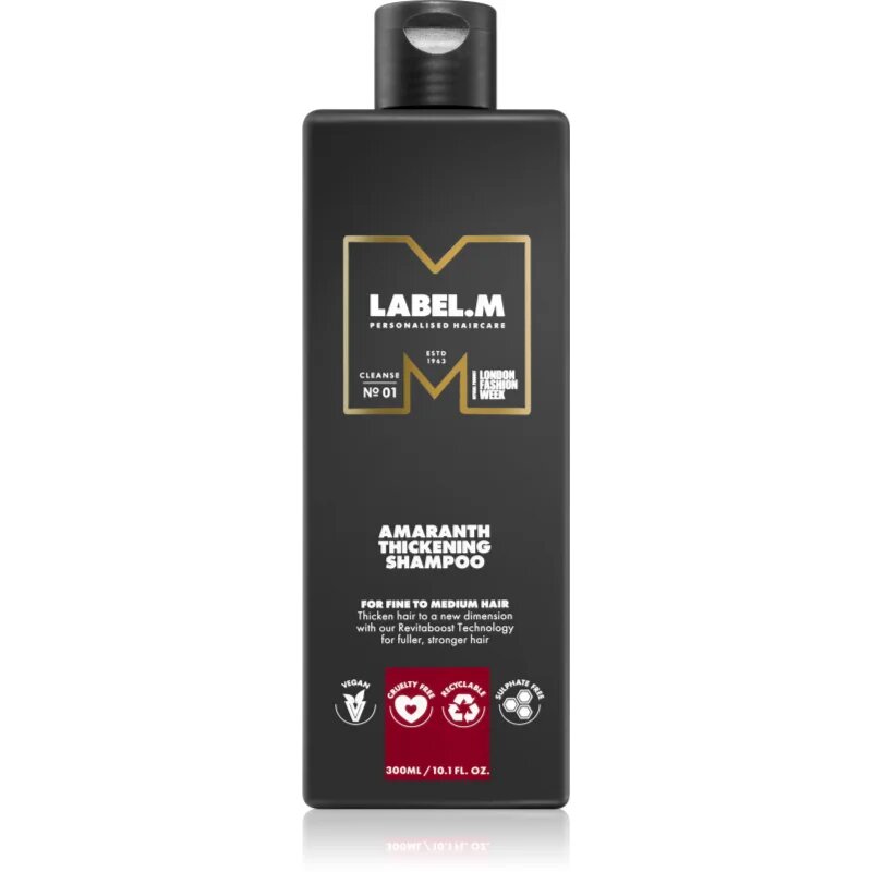 label.m Amaranth шампоан за сгъстяване за фина коса 300 мл.
