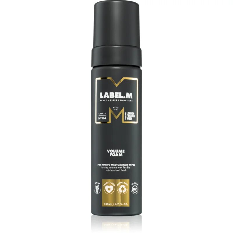 label.m Fashion Edition луксозна пяна за обем за всички видове коса 200 мл.