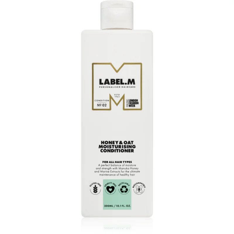 label.m Honey & Oat хидратиращ балсам за ежедневна употреба 300 мл.