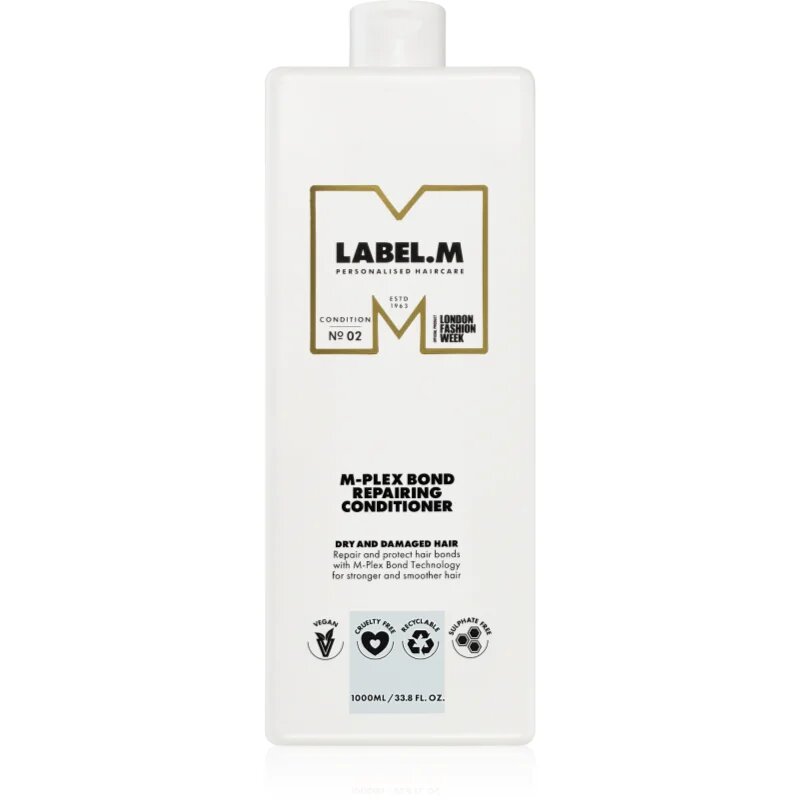 label.m M-Plex Bond Repairing Conditioner възстановяващ балсам за красива коса и кожа 1000 мл.
