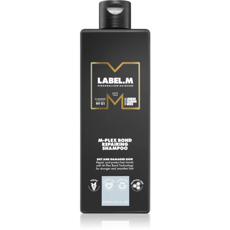 label.m M-Plex Bond Repairing Shampoo подхранващ шампоан за всички видове коса 300 мл.