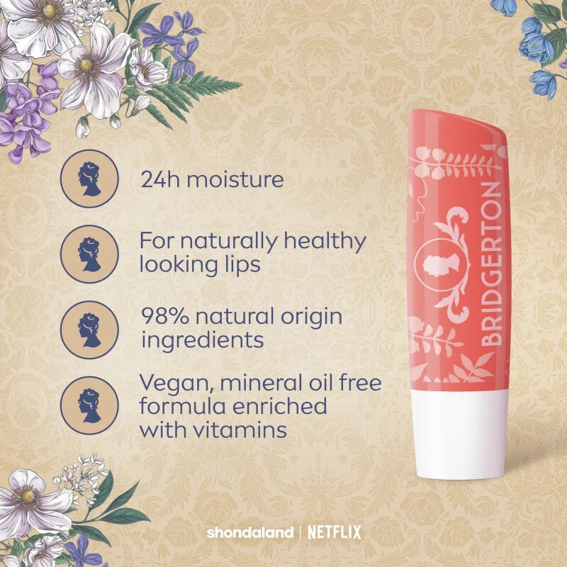 Labello Bridgerton Peach тониращ хидратиращ балсам за устни 4.8 гр.