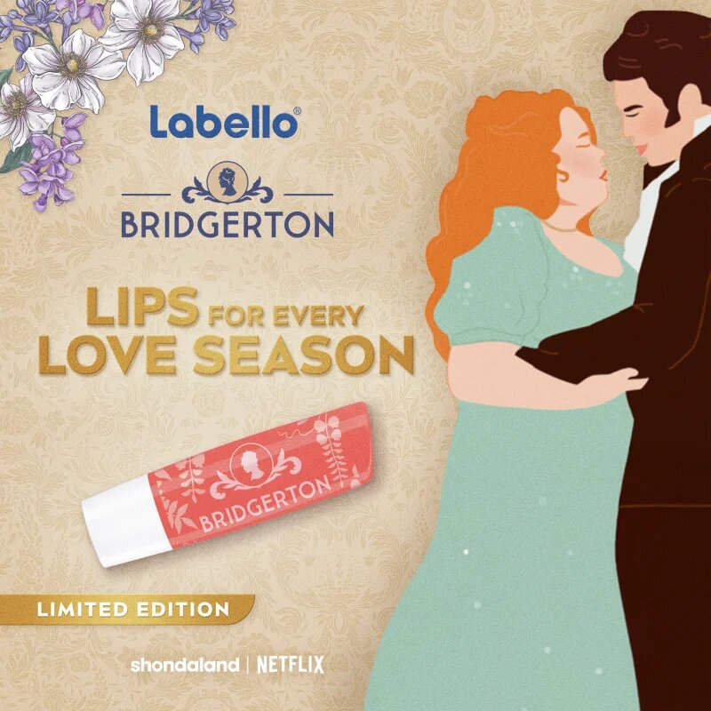 Labello Bridgerton Peach тониращ хидратиращ балсам за устни 4.8 гр.
