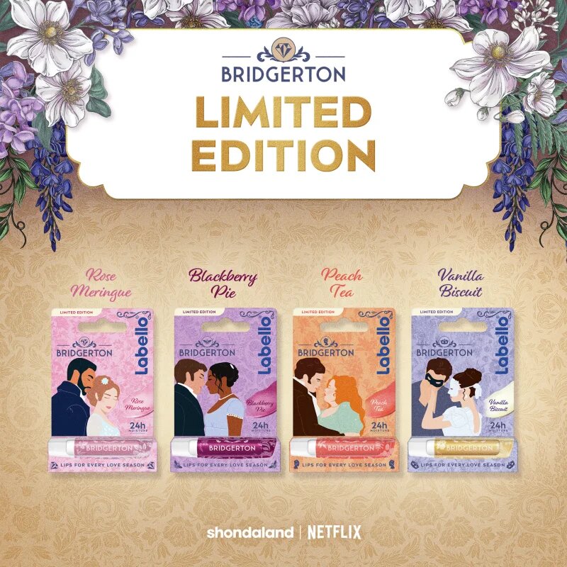 Labello Bridgerton Vanilla подхранващ и хидратиращ балсам за устни 4.8 гр.
