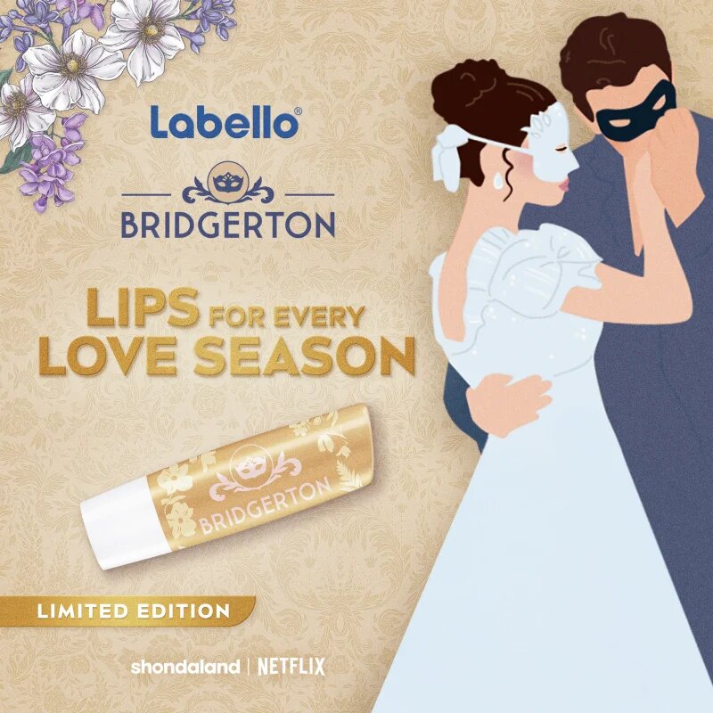 Labello Bridgerton Vanilla подхранващ и хидратиращ балсам за устни 4.8 гр.
