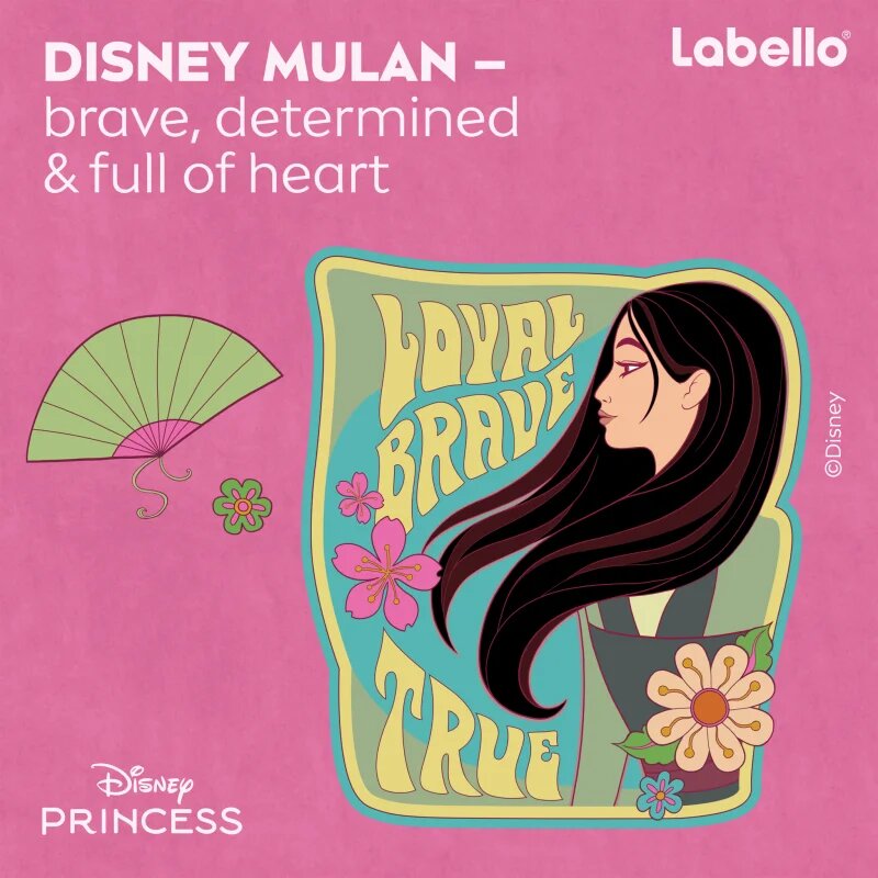 Labello Disney Princess Cherry Shine хидратиращ балсам за устни 4.8 гр.