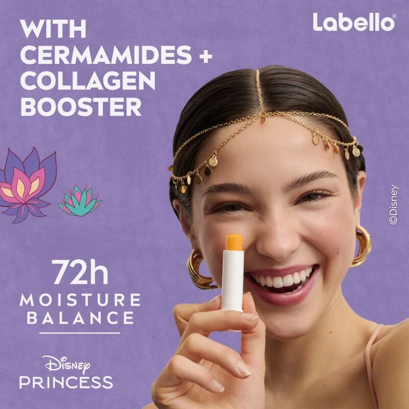 Labello Disney Princess Mango Shine хидратиращ балсам за устни 4.8 гр.