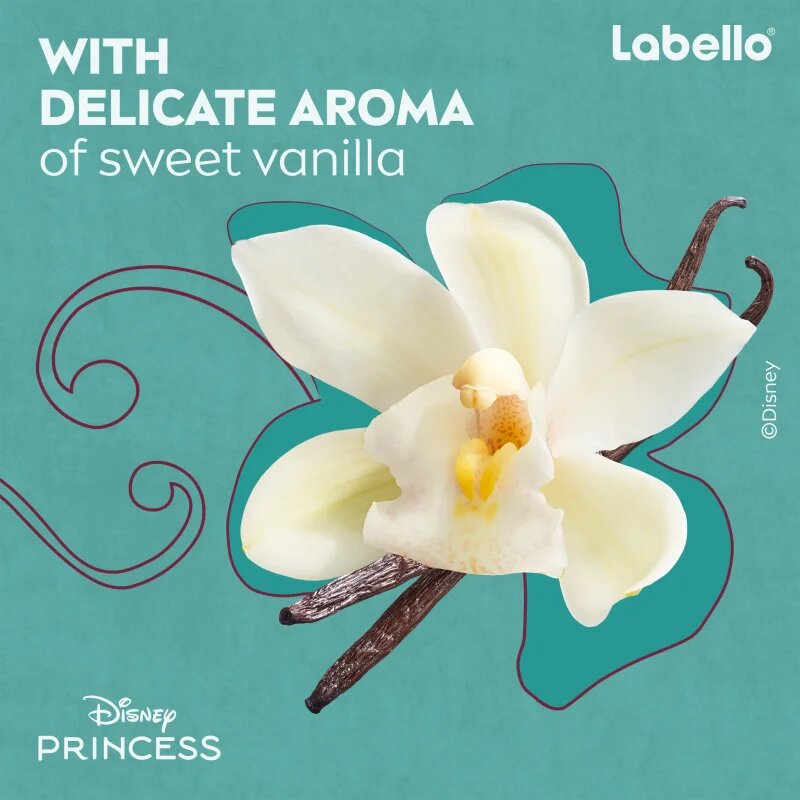 Labello Disney Princess Vanilla Buttercream хидратиращ балсам за устни 4.8 гр.