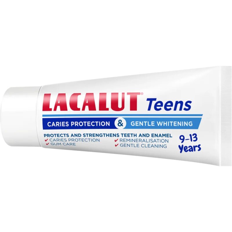 Lacalut Teens Caries Protection & Gentle Whitening паста за зъби за деца 9-13 years 55 мл.