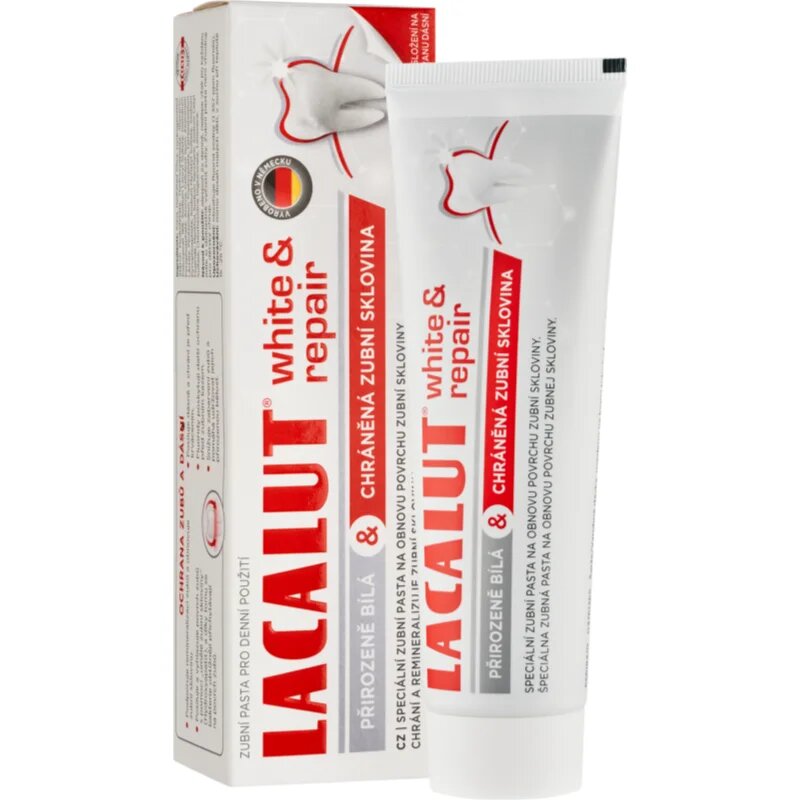 Lacalut White & Repair паста за зъби за възстановяване на зъбния емайл 75 мл.