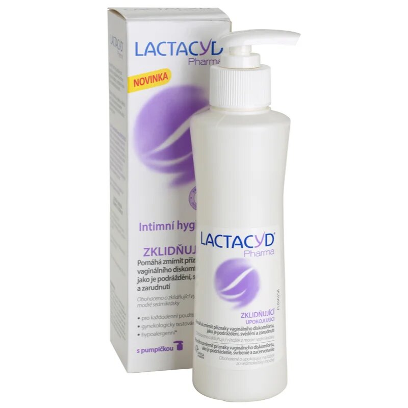 Lactacyd Pharma успокояваща емулсия за интимна хигиена 250 мл.