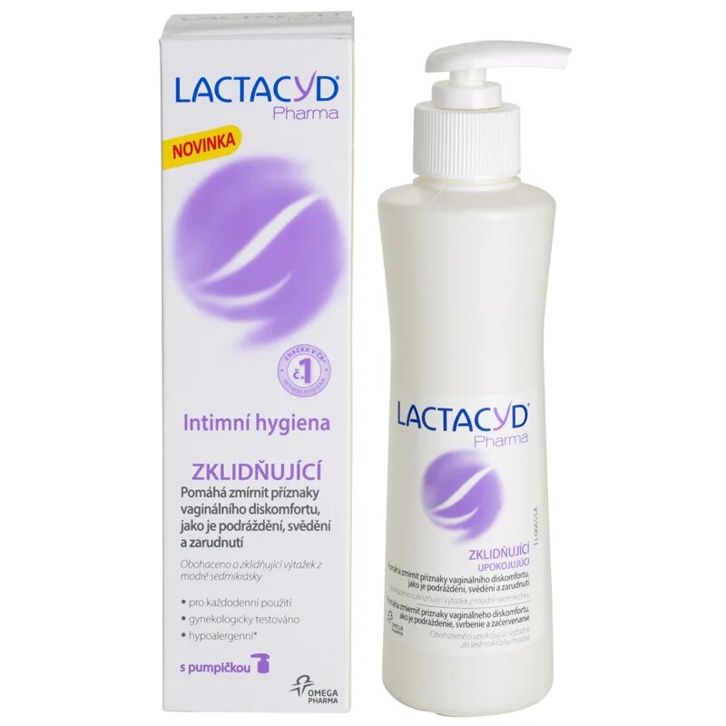 Lactacyd Pharma успокояваща емулсия за интимна хигиена 250 мл.