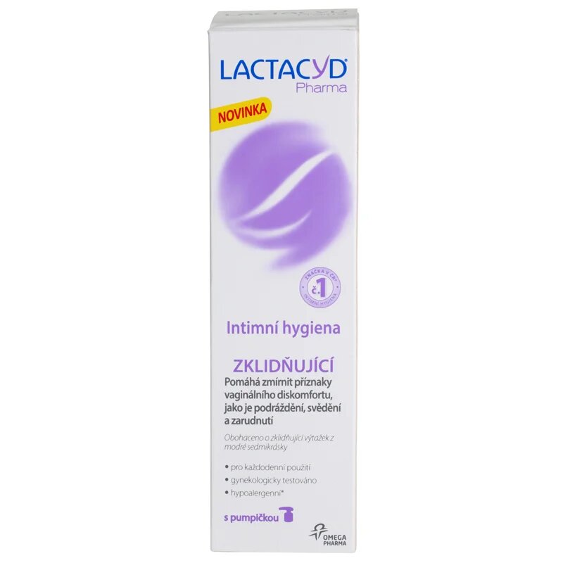 Lactacyd Pharma успокояваща емулсия за интимна хигиена 250 мл.