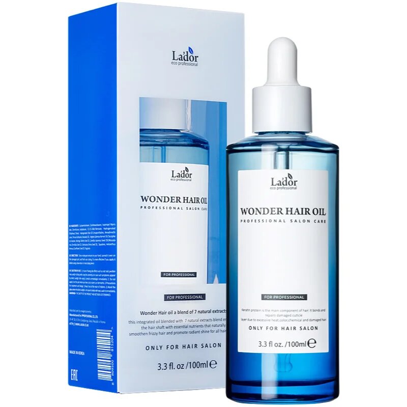La'dor Wonder Hair Oil олио за коса за силно увредена коса с цъфтящи краища 100 мл.