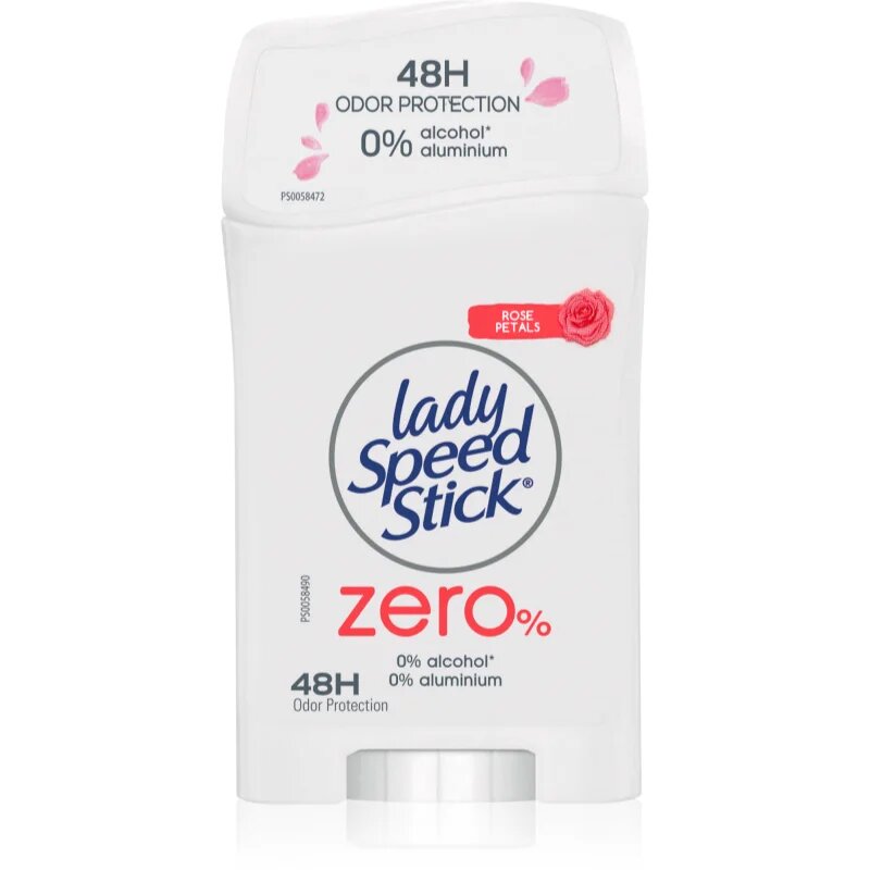 Lady Speed Stick Zero Fresh Rose Petals дезодорант-стик без съдържание на алуминиеви соли 40 гр.