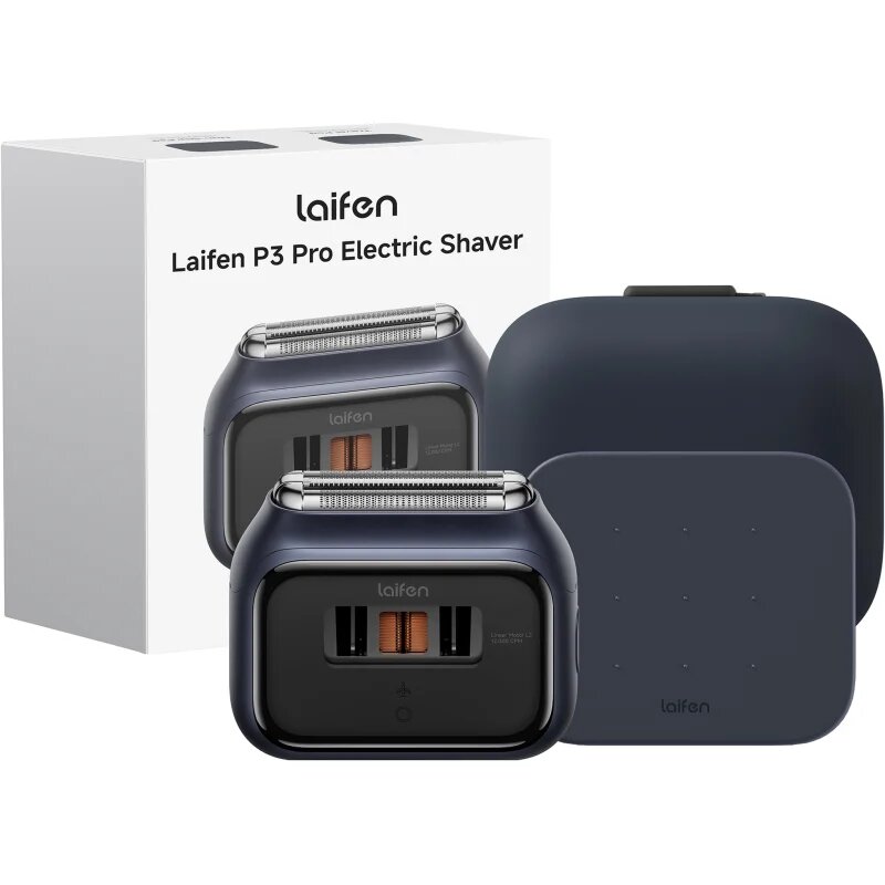 Laifen P3 Pro електрическа самобръсначка подаръчен комплект Dark Blue 1 бр.