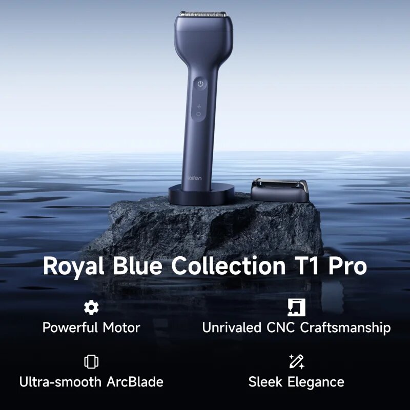 Laifen T1 Pro Giftbox електрическа самобръсначка подаръчен комплект Dark Blue 1 бр.