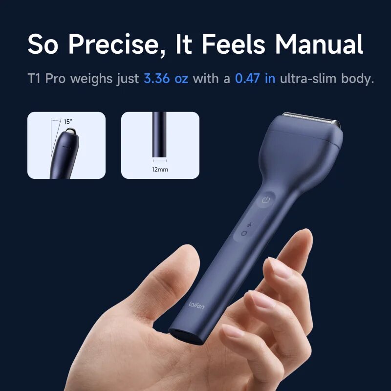 Laifen T1 Pro Giftbox електрическа самобръсначка подаръчен комплект Dark Blue 1 бр.