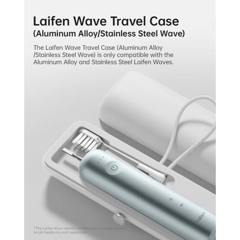 Laifen Wave калъфка за път за четка за зъби for models: Wave Aluminium LFTB01-A and Stainless Steel LFTB01-S 1 бр.